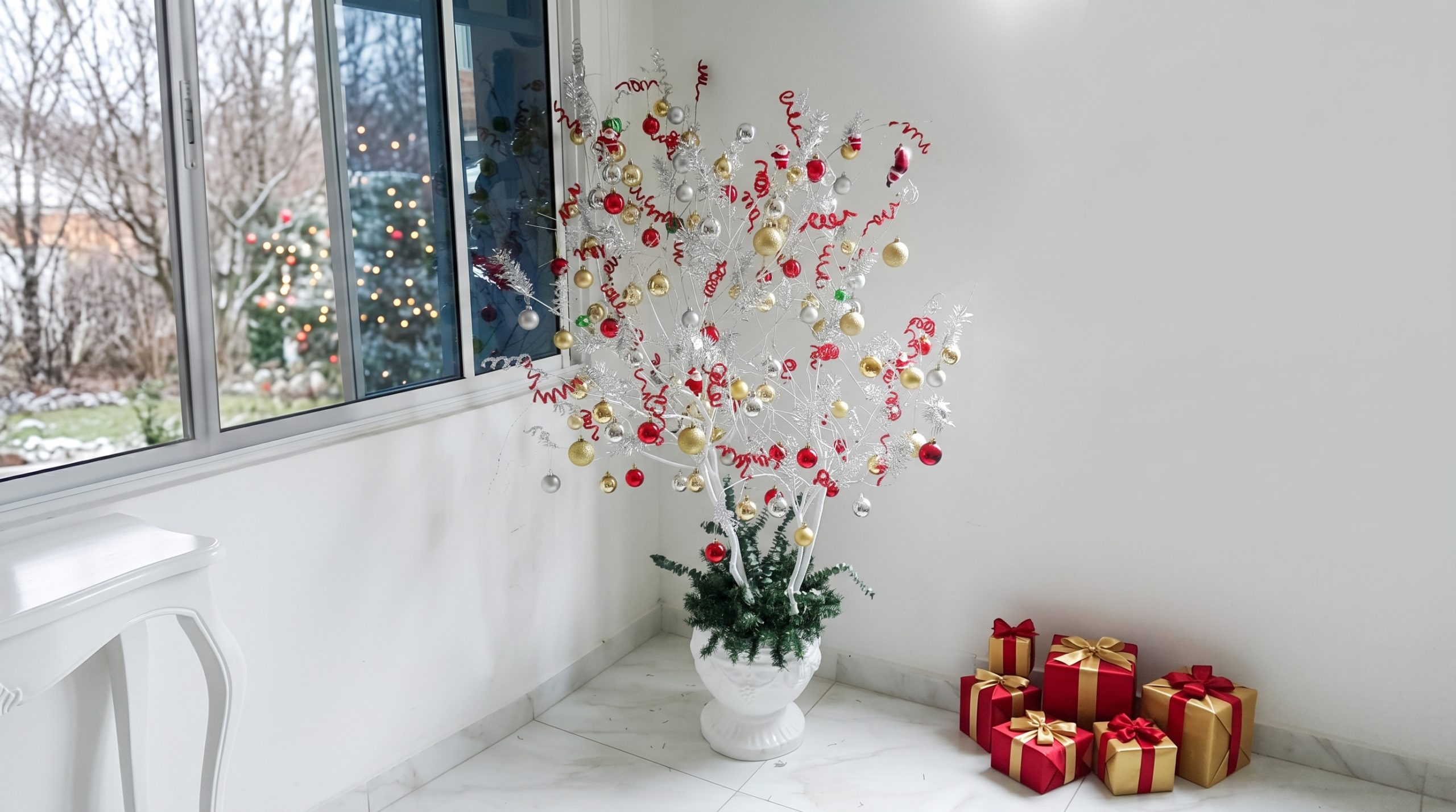 Árboles de Navidad con Alma: El Regreso de las Ramas, el Algodón y el Cristal Vintage 7