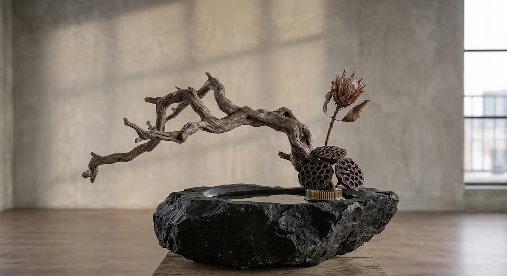 Ikebana y Brutalismo: La Arquitectura Floral Contra el Exceso 5